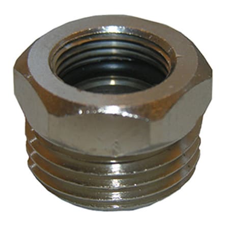 Larsen Supply Co 10-0017 0.5 in. Iron Pipe Size x 0.5 Female Compression Thread Reducing Adapter, 6PK 666174